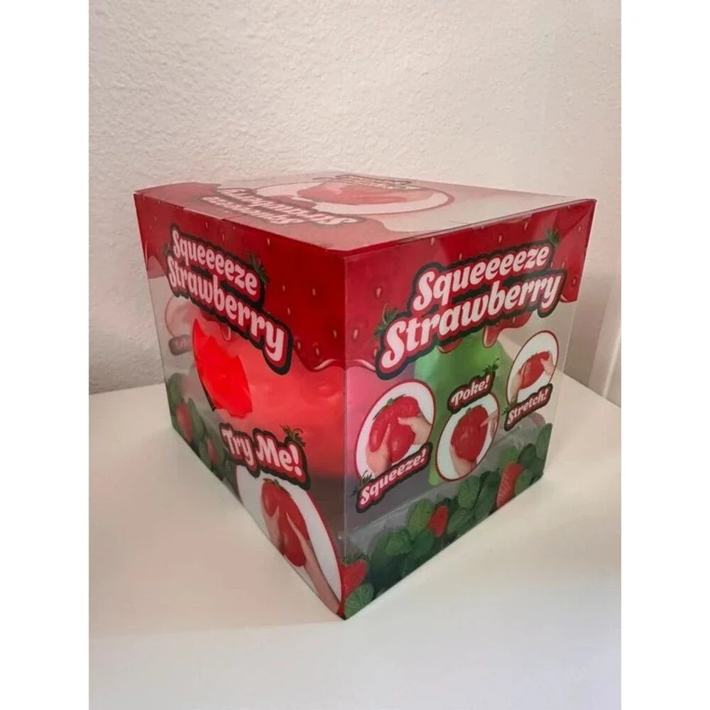 Sunny Days Jumbo Squeeeeze Strawberry Squishy Fidget